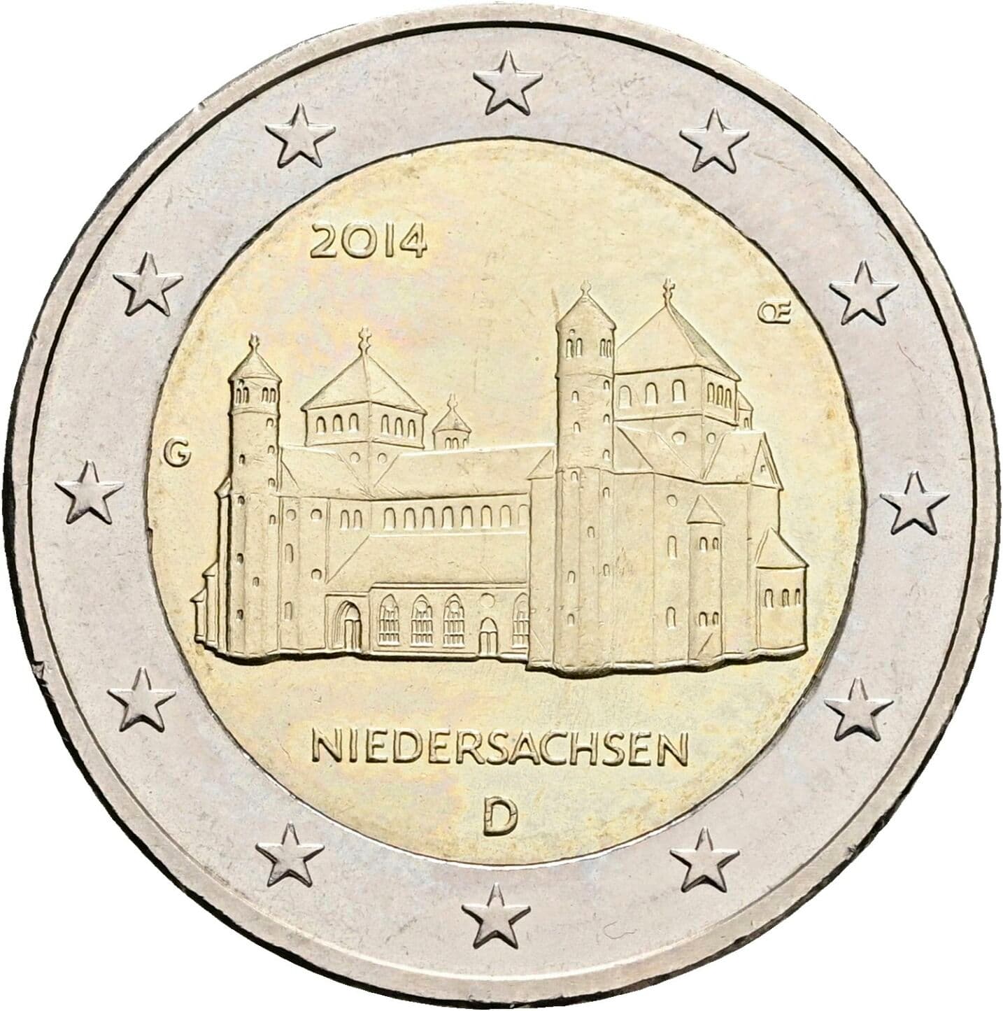 2 Euro 2014 D – Rückseite