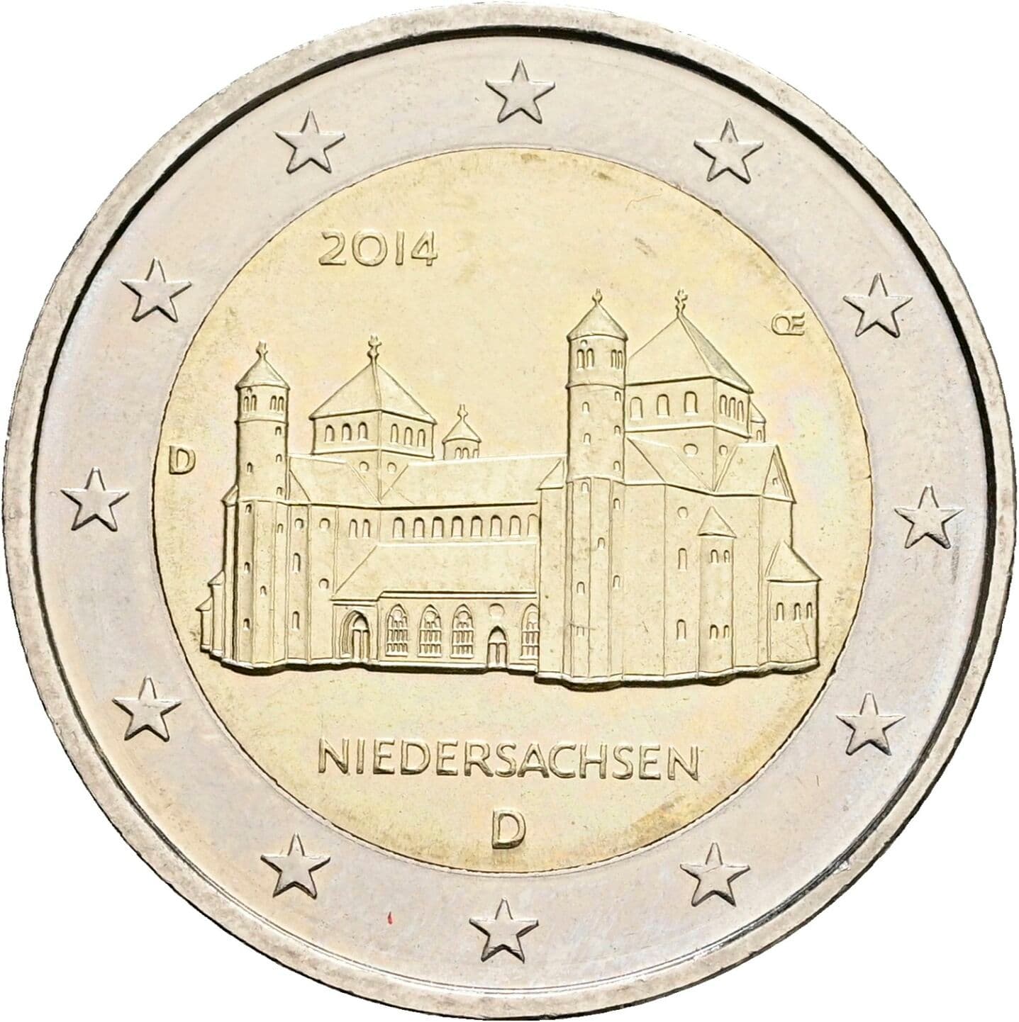 2 Euro 2014 D – Rückseite