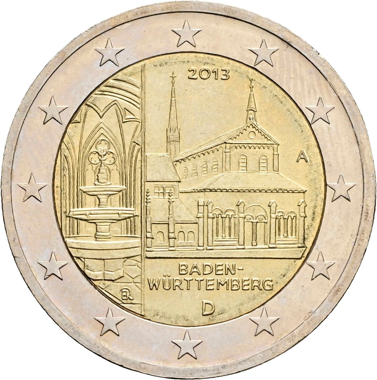 2 Euro 2013 A – Rückseite