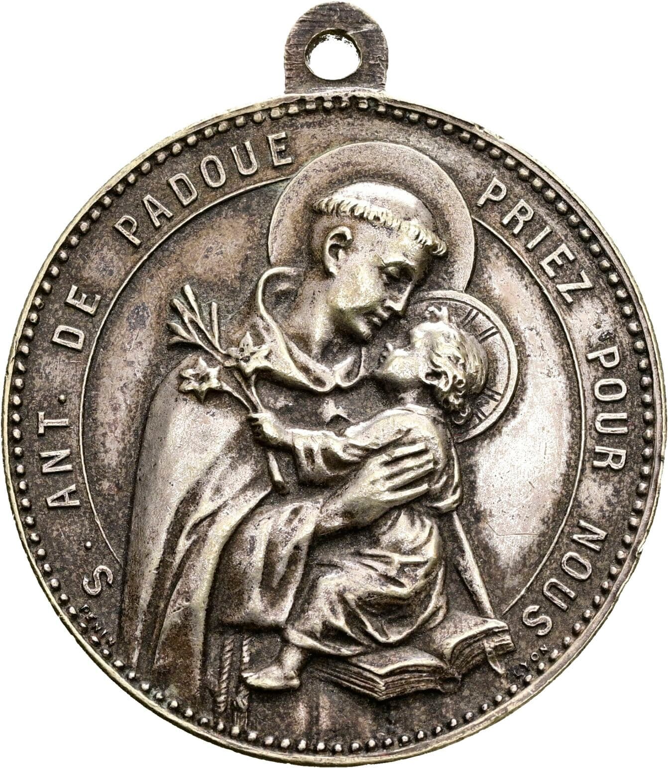 Tragbare Silbermedaille
