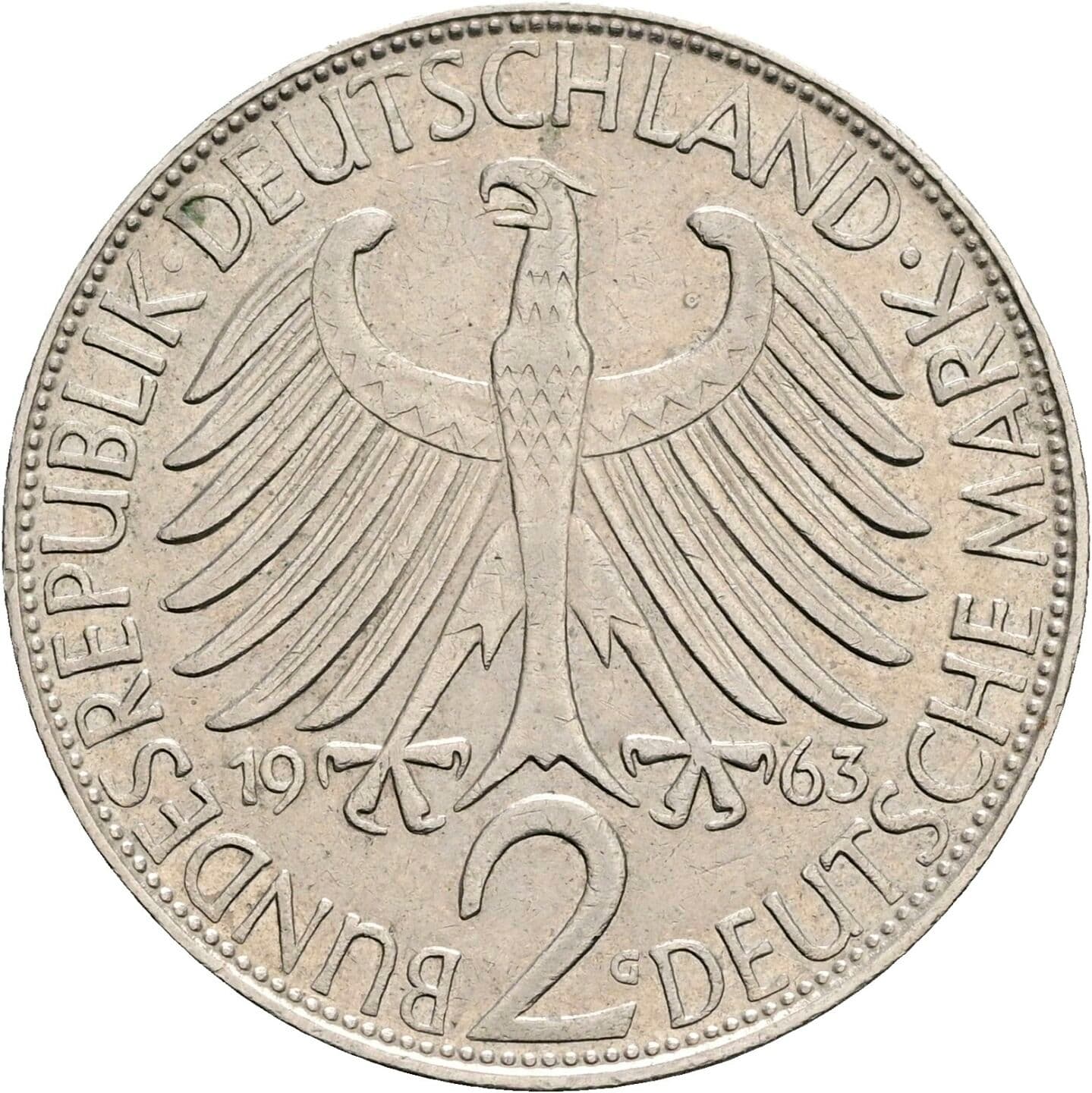 Fehlprägung 2 Deutsche Mark