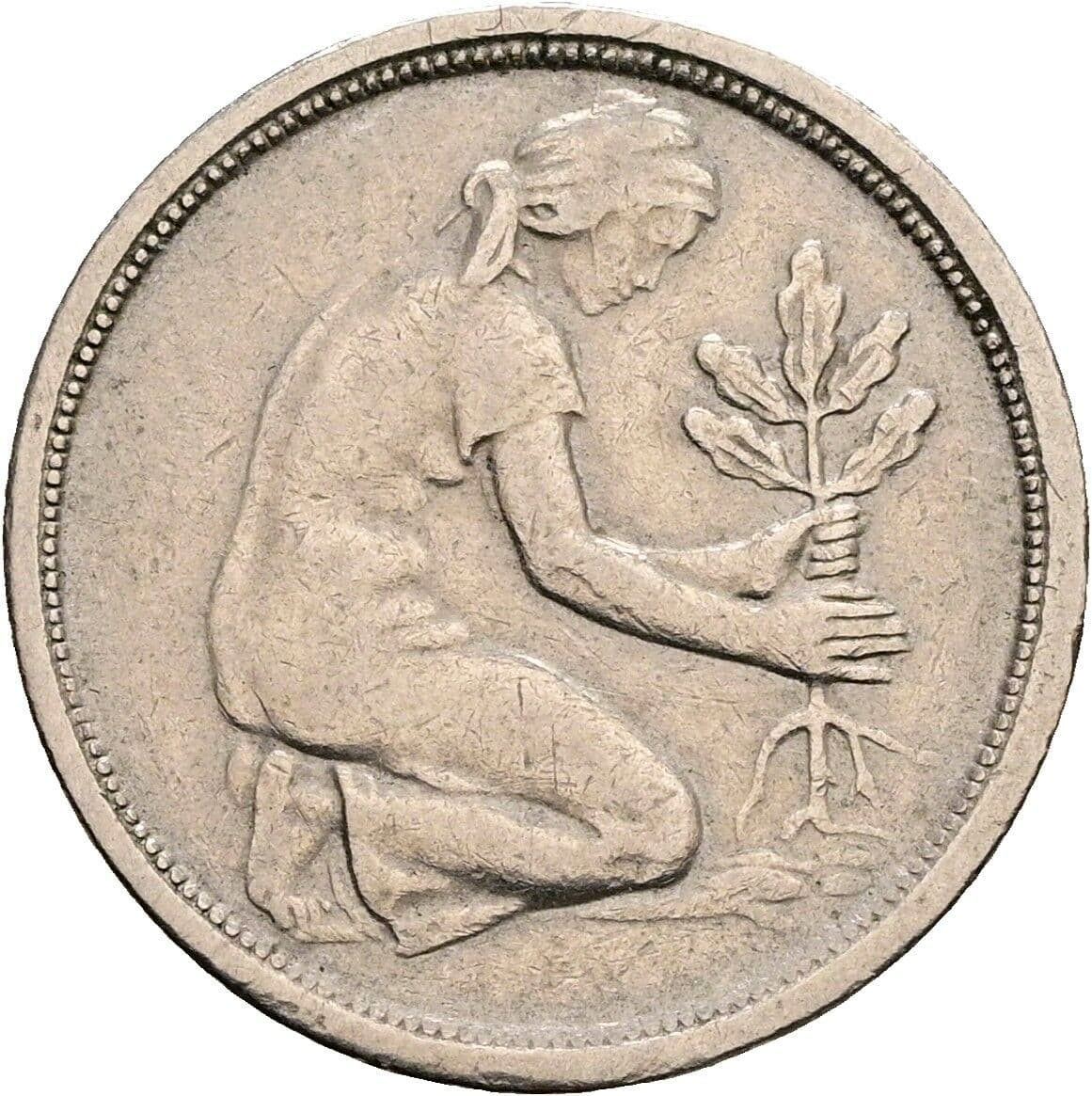 Fehlprägung 50 Pfennig