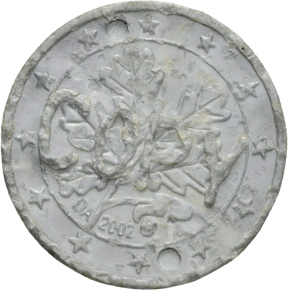 2 Euro Cent 2002 – Rückseite