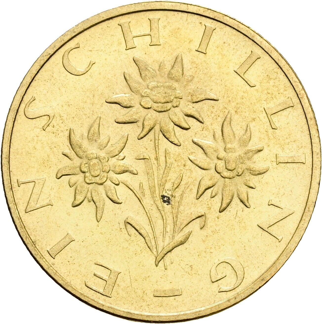 1 Schilling 1969 – Rückseite