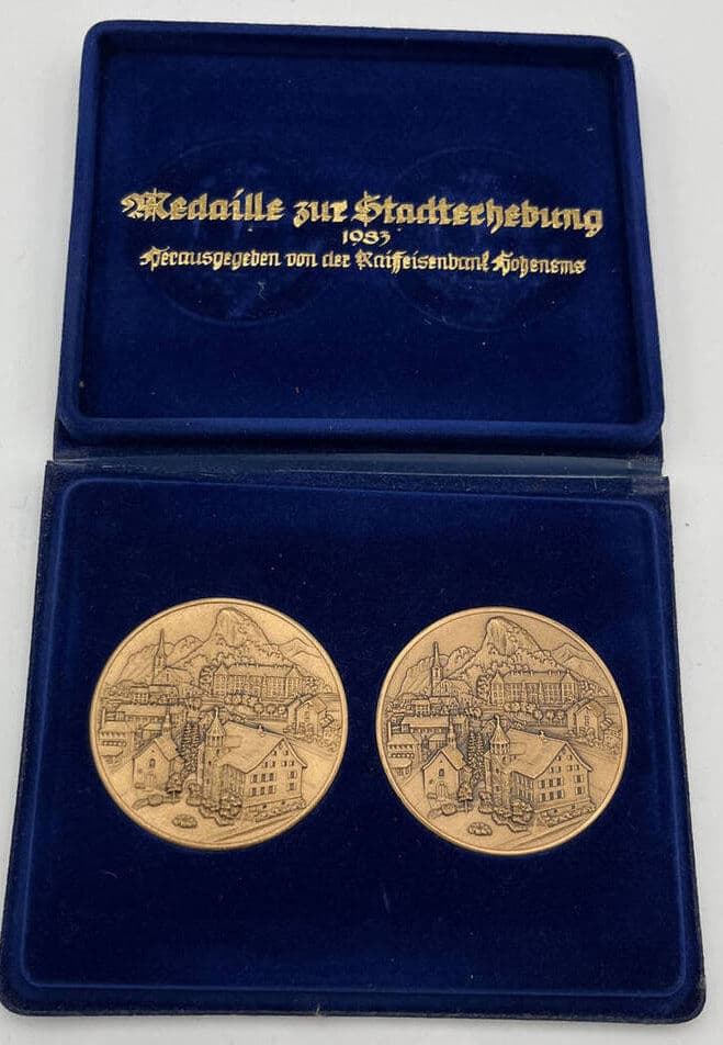 2 Stück Bronzemedaillen