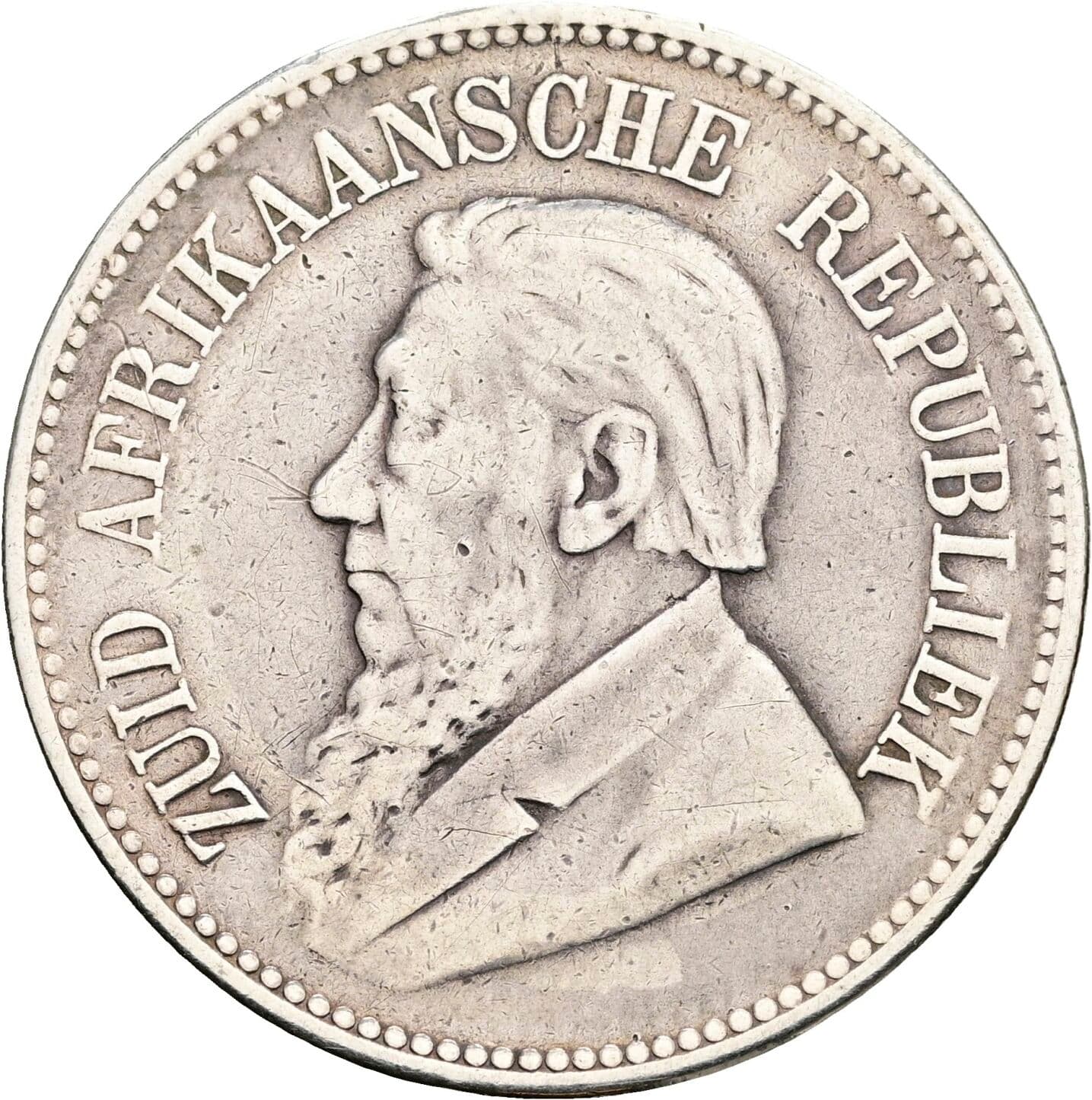 2 1/2 Shillings Paul Krüger (1857-1902) 1895 – Vorderseite