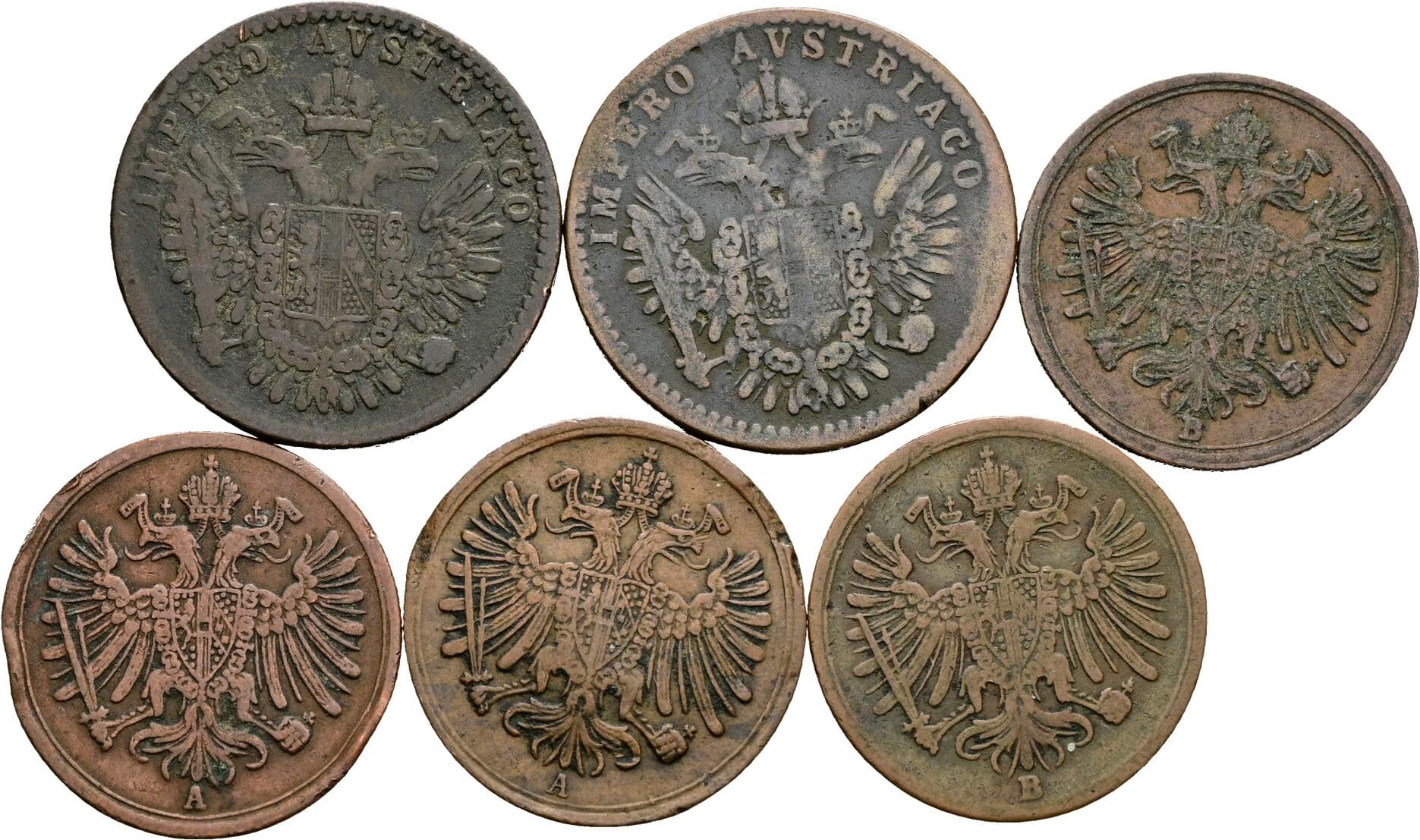 Lot 6 Stück Münzen