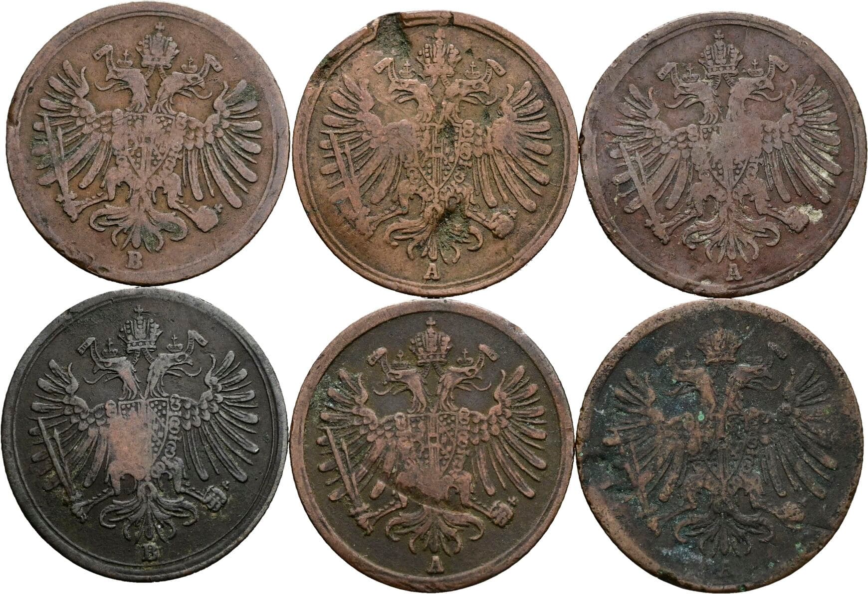 Lot 6 Stück 5/10 Soldo