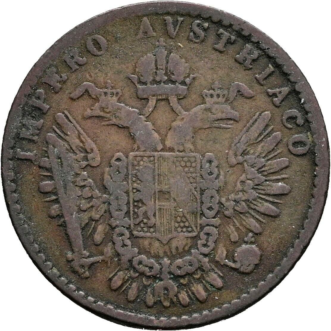 3 Centesimi Franz Joseph I. 1848-1916 1852 M – Rückseite