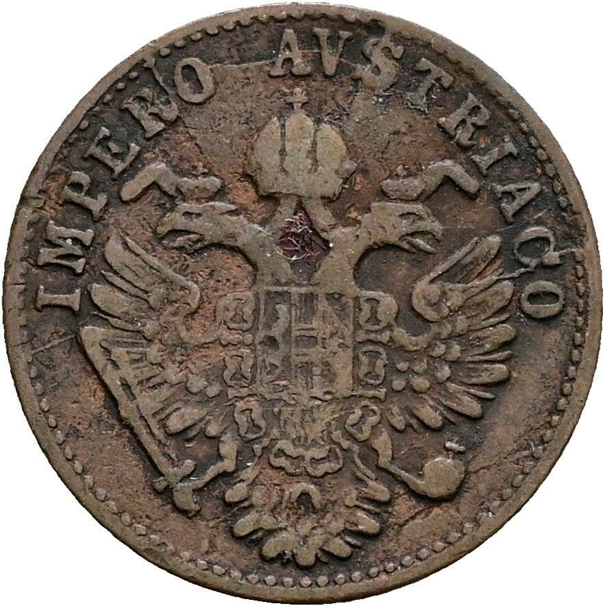 1 Centesimo Franz Joseph I. 1848-1916 1852 V, Venedig – Rückseite