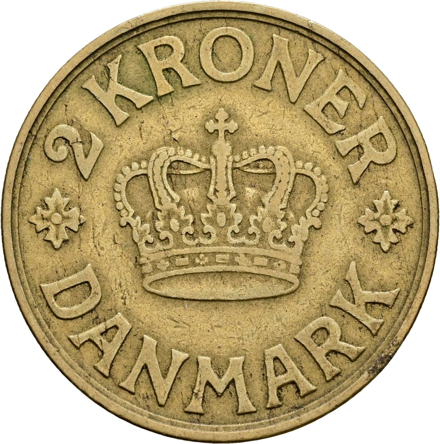 2 Kroner Christian X. 1912-1947 1926 – Vorderseite