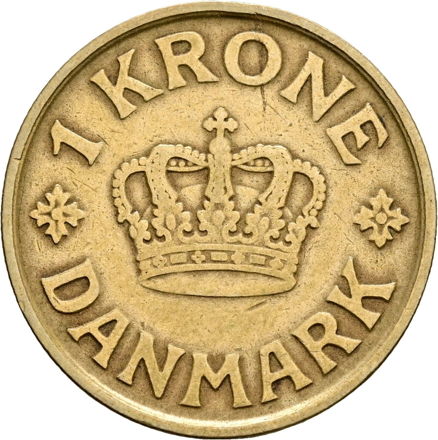 1 Krone Christian X. 1912-1947 1925 – Vorderseite