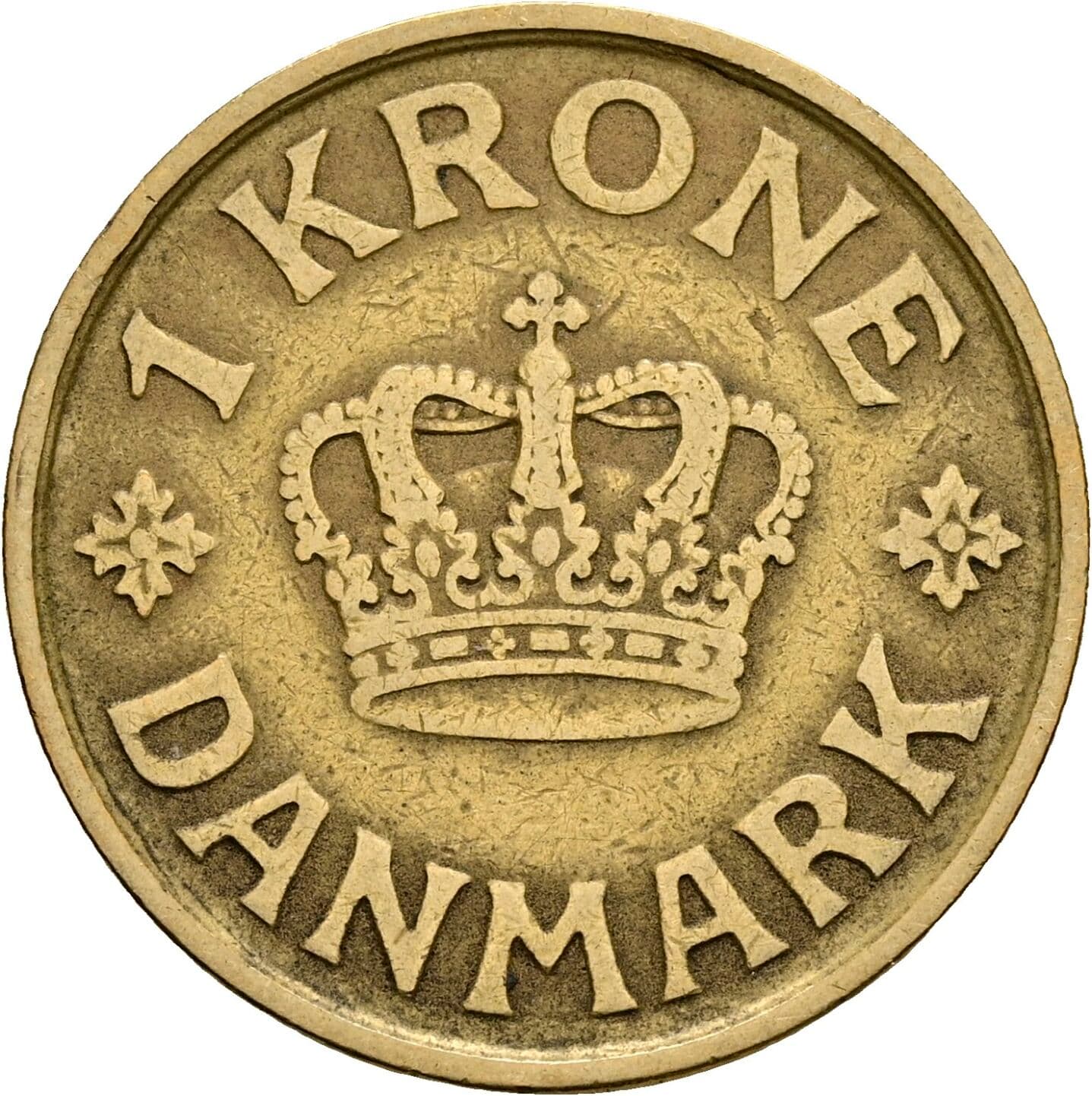 1 Krone Christian X. 1912-1947 1925 – Vorderseite