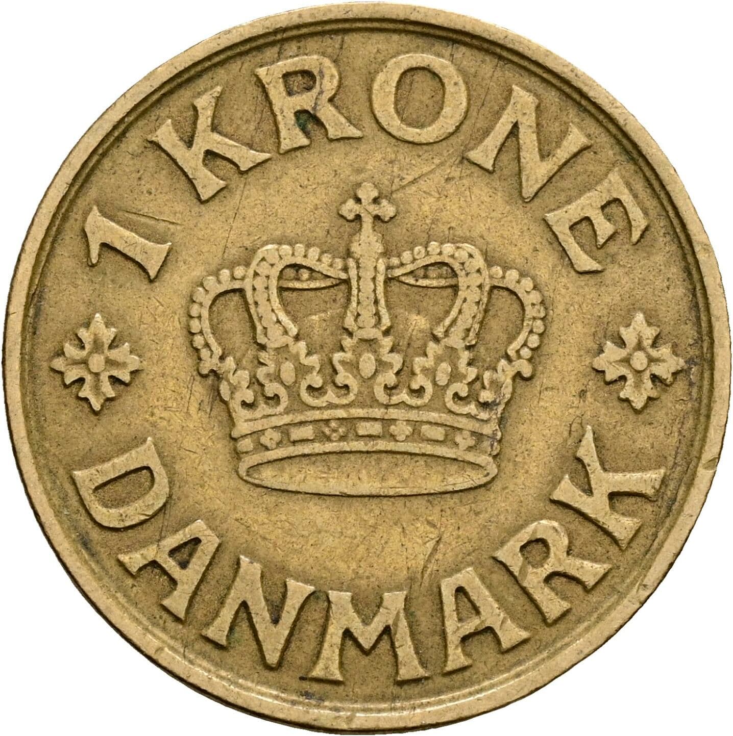 1 Krone Christian X. 1912-1947 1925 – Vorderseite