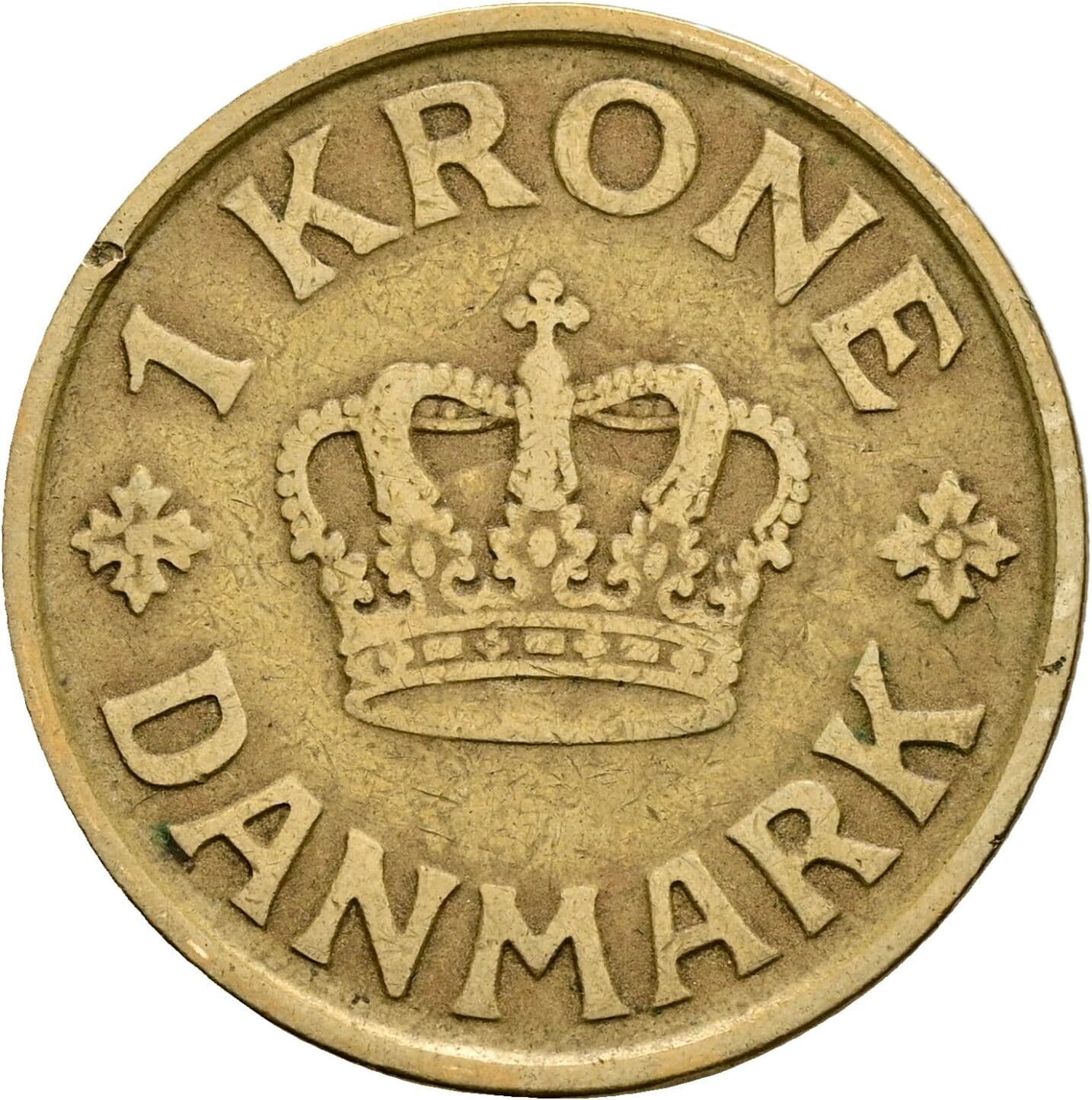 1 Krone Christian X. 1912-1947 1925 – Rückseite