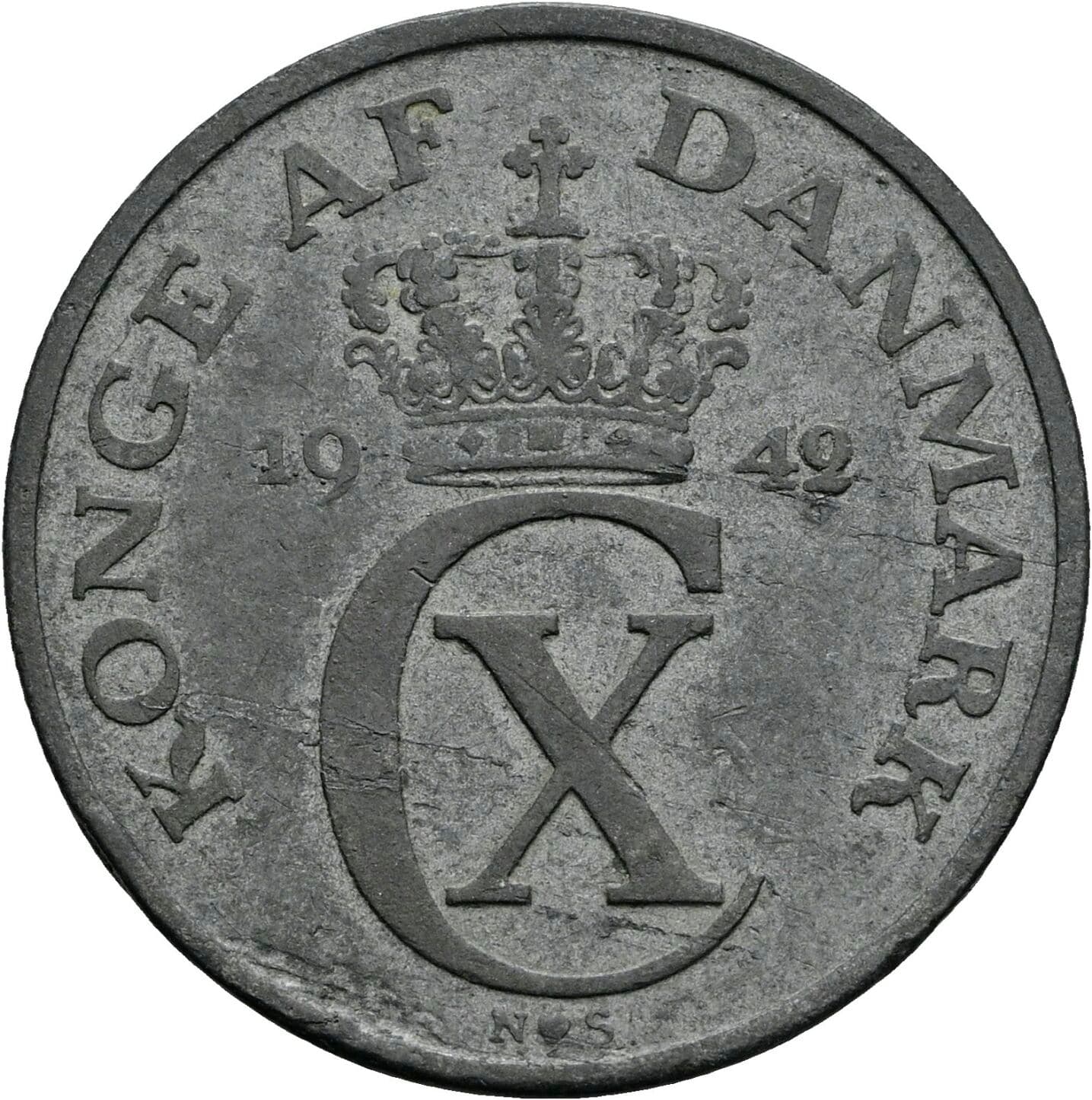 5 Öre Christian X. 1912-1947 1942 – Rückseite