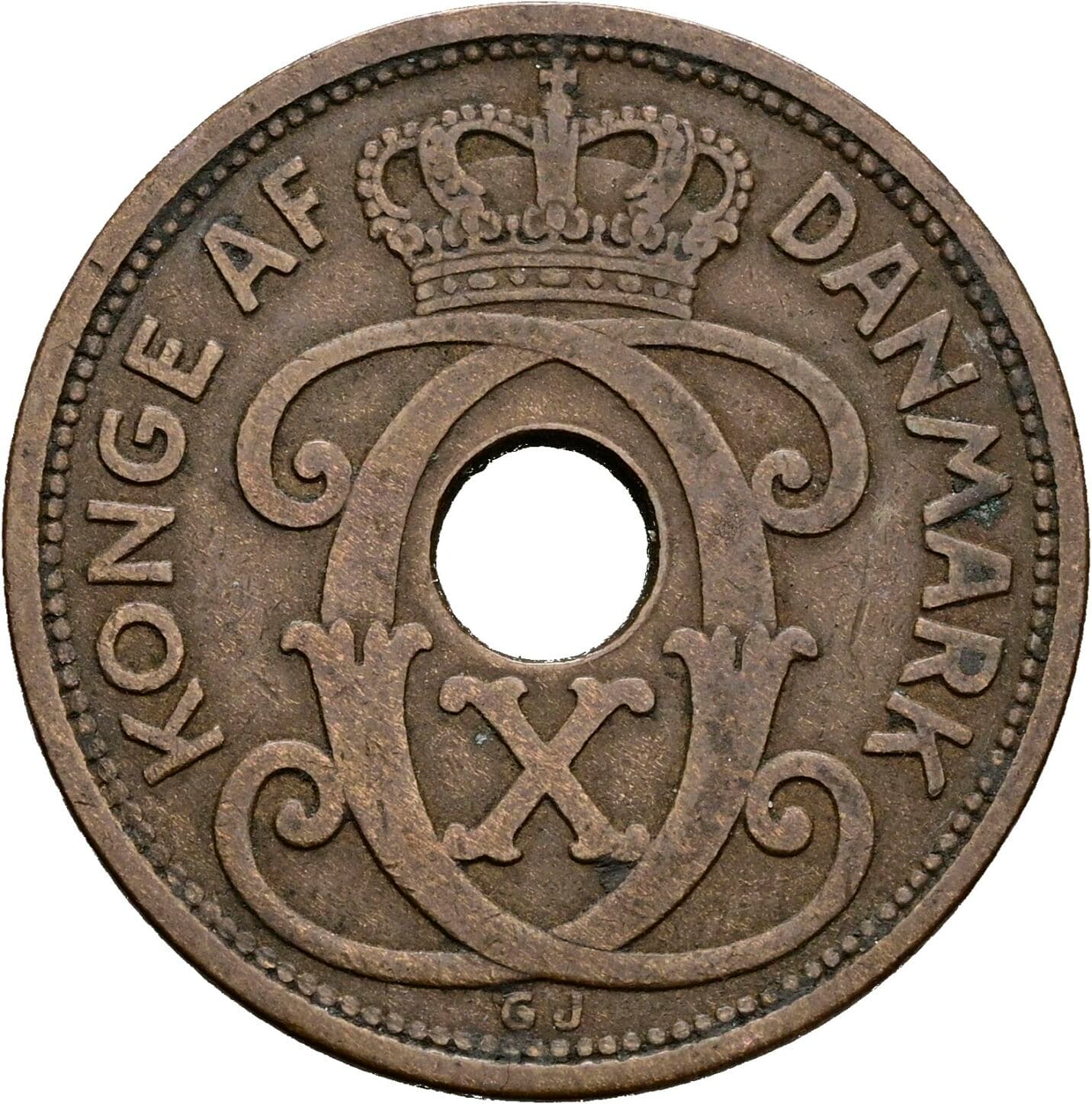 5 Öre 1927 ❤N GJ – Rückseite