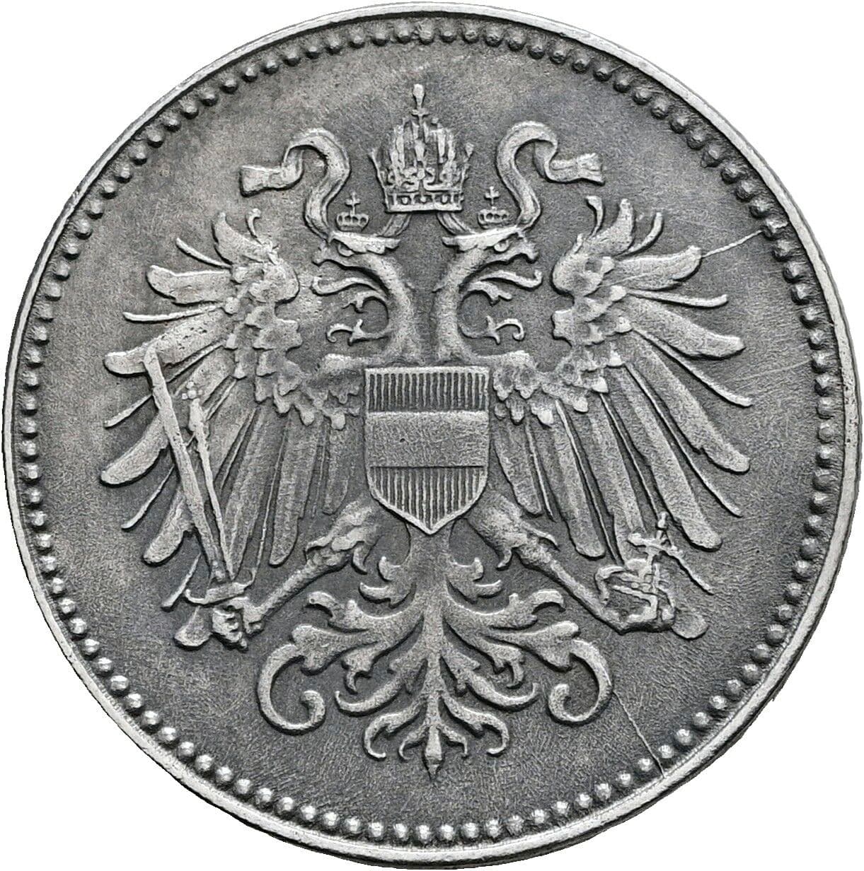 20 Heller Karl I. (1916-1918) 1918 – Rückseite
