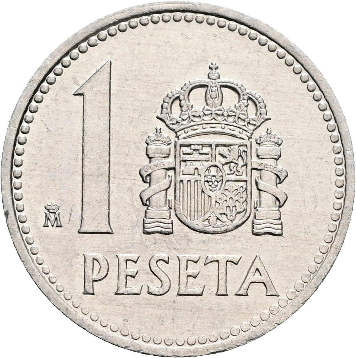1 Peseta Juan Carlos (1975-2014) 1985 – Rückseite