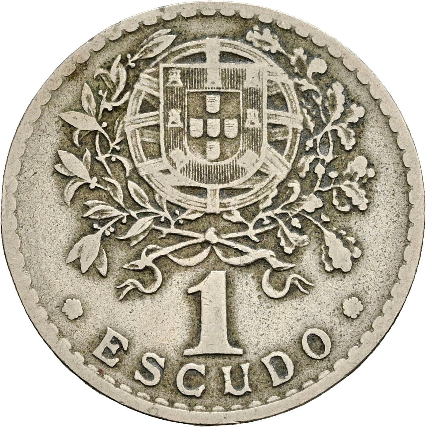 1 Escudo 1929 – Rückseite