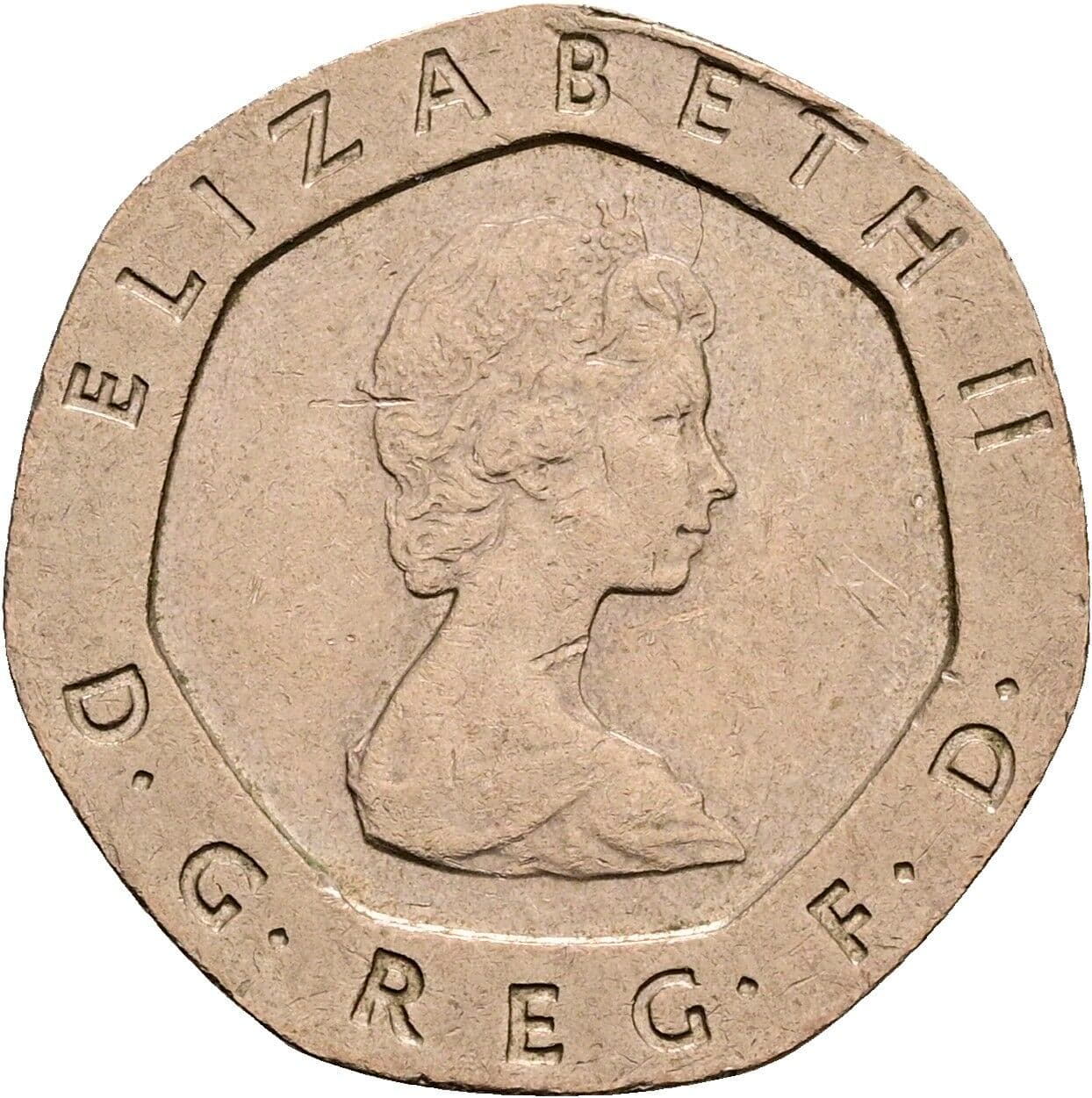 20 Pence Elisabeth II. 1952-2022 1983 – Vorderseite