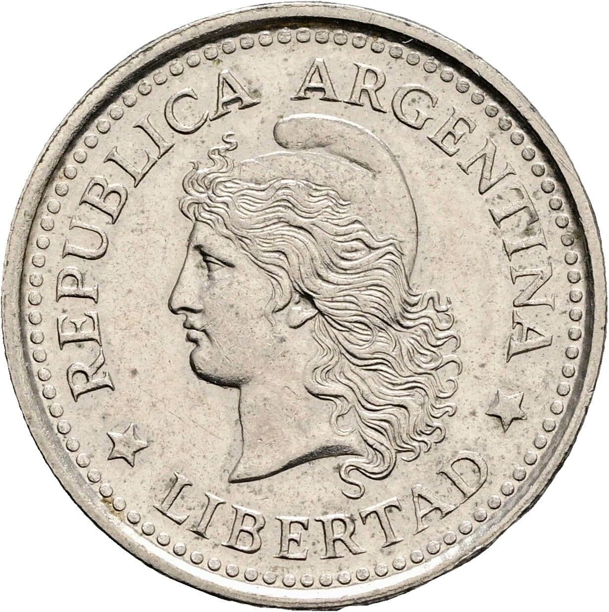 20 Centavos 1959 – Rückseite