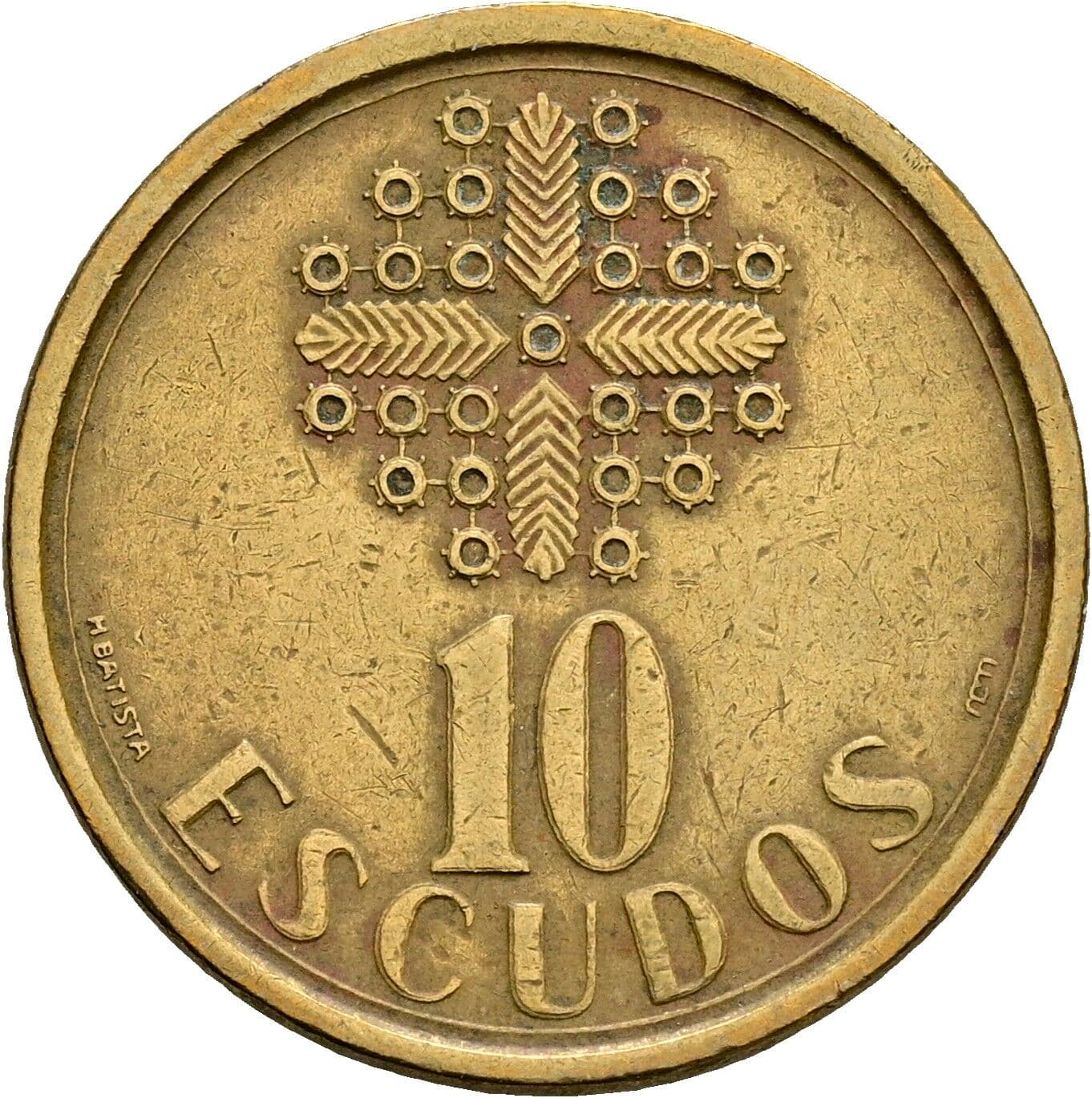 10 Escudos 1987 – Vorderseite