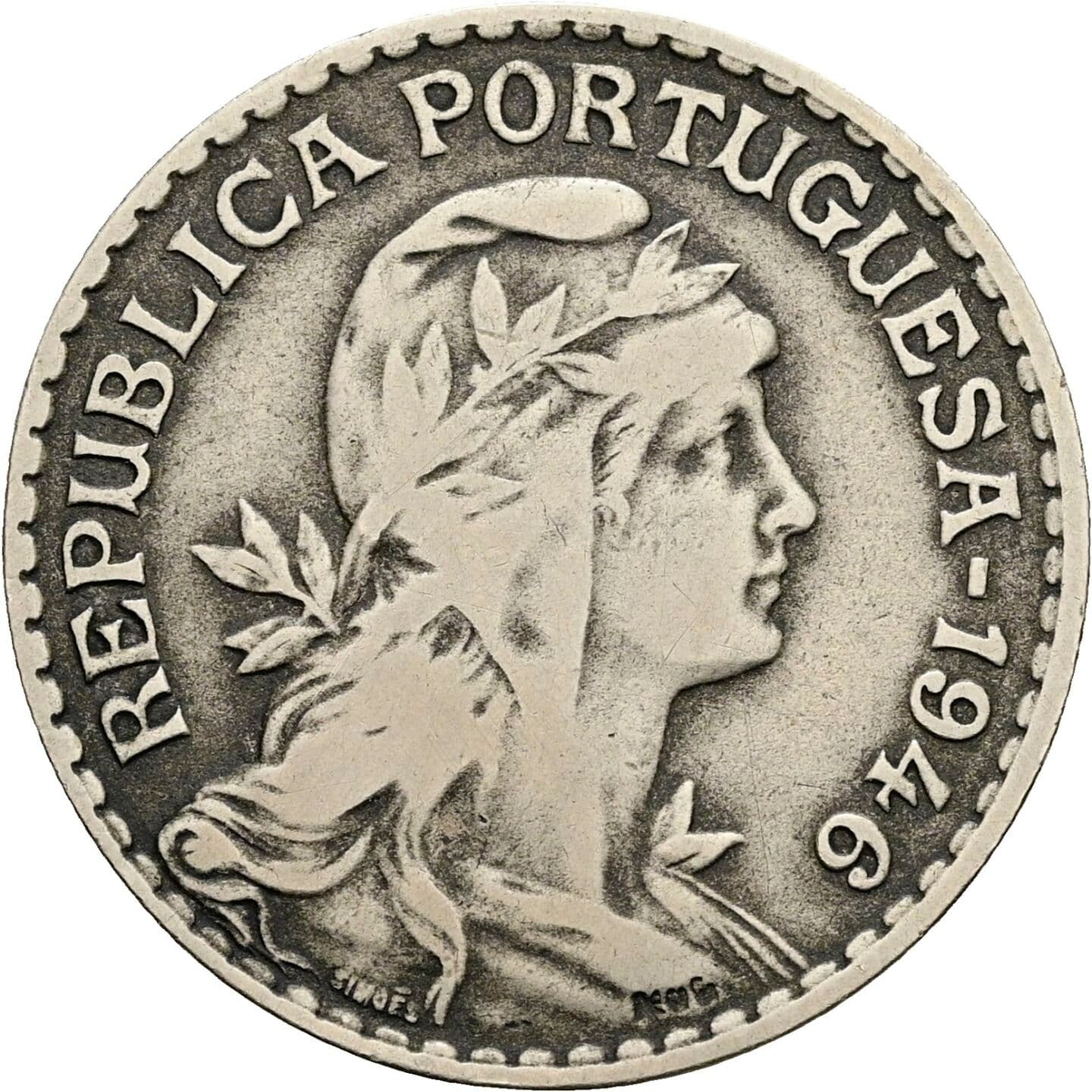 1 Escudo 1946 – Vorderseite