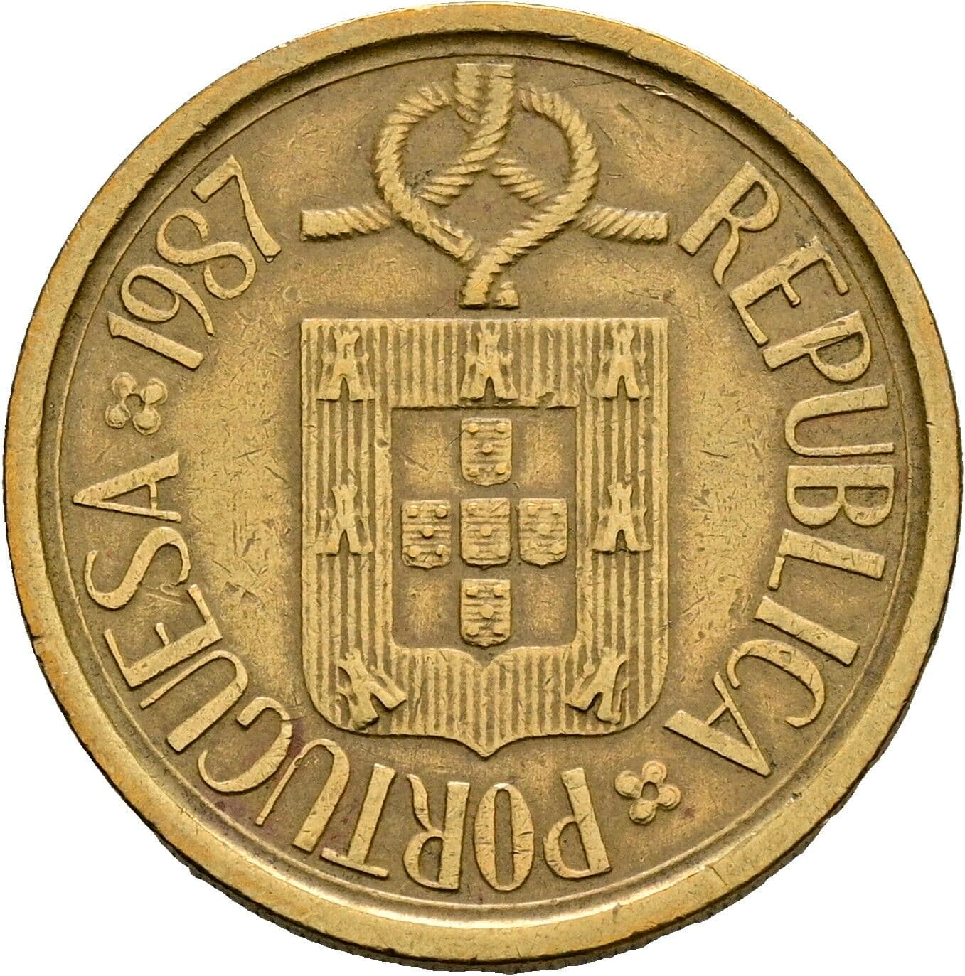 10 Escudos 1987 – Rückseite
