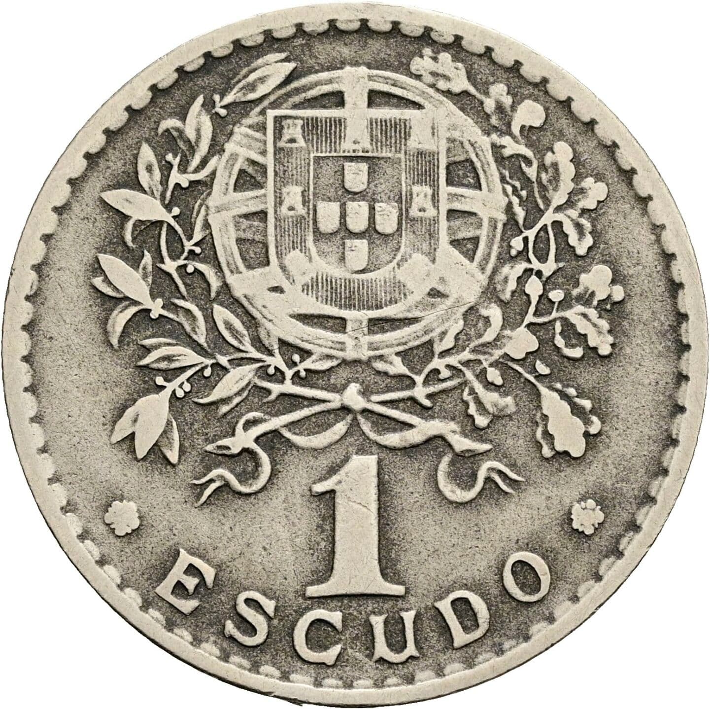 1 Escudo 1946 – Rückseite