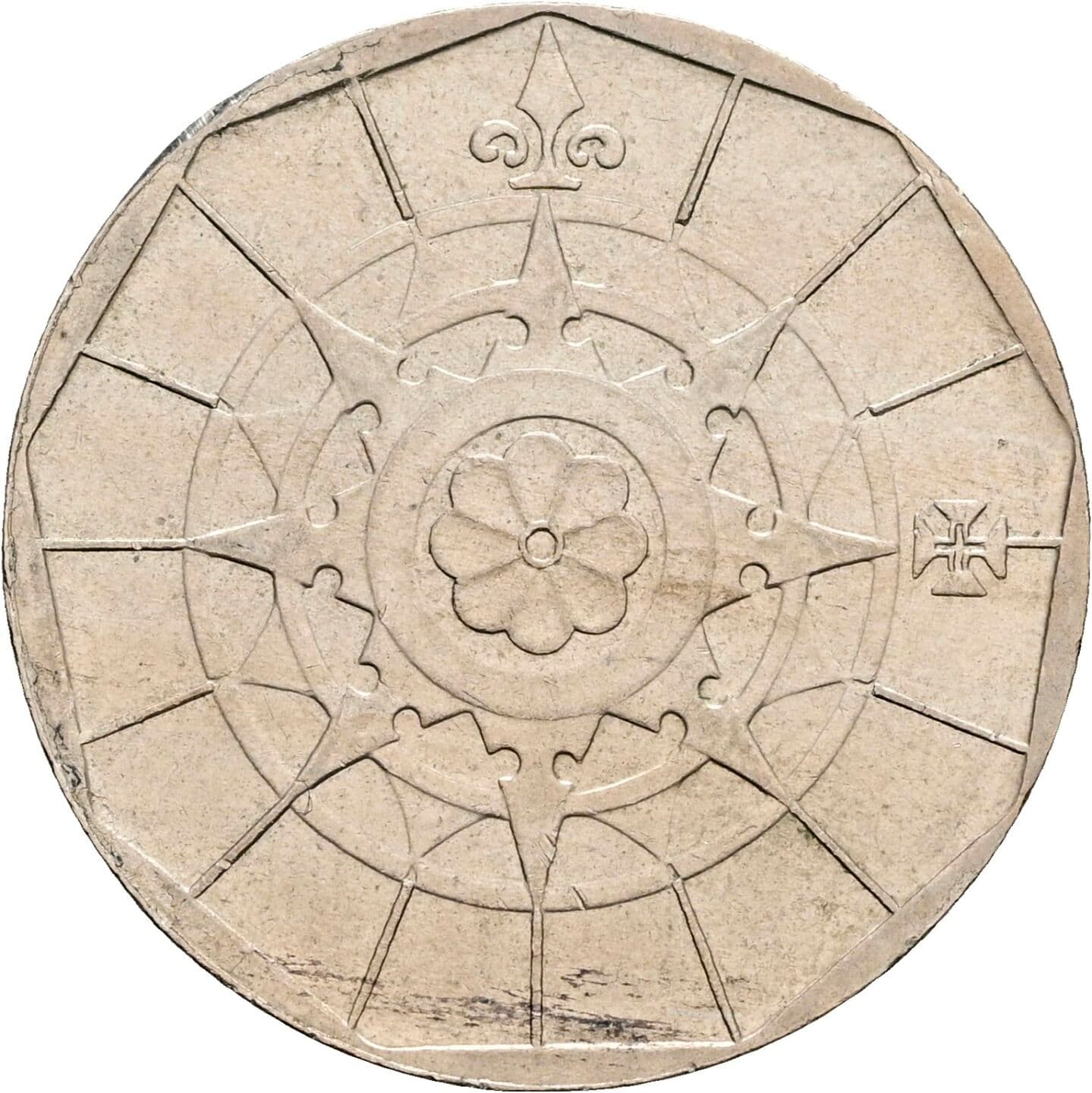 20 Escudos 1988 – Rückseite