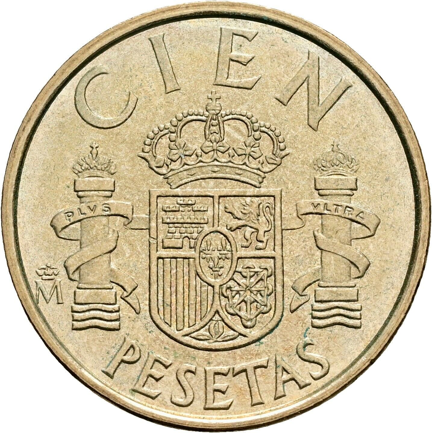 100 Pesetas Juan Carlos I (1975-2014) 1982 – Rückseite