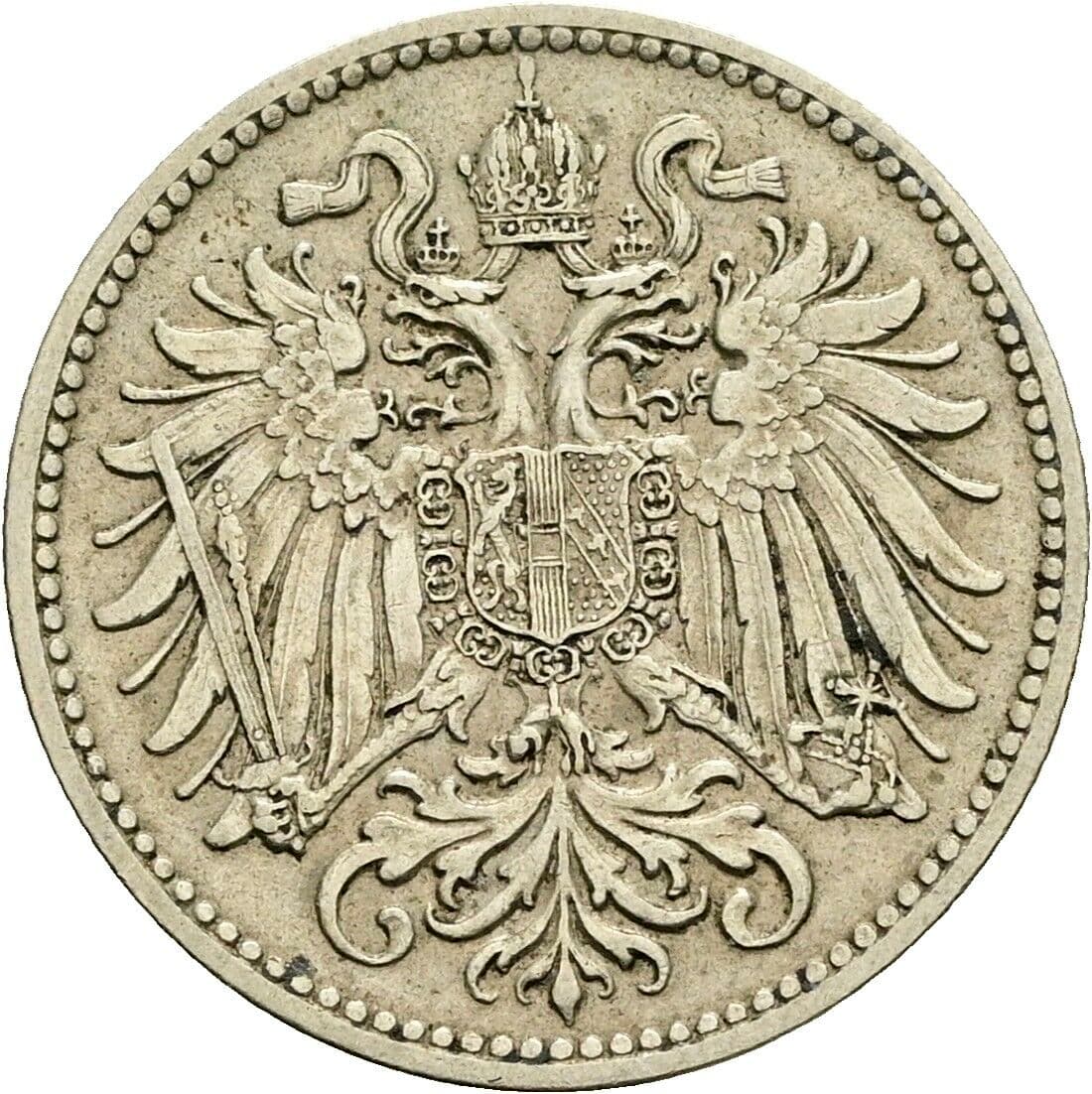 10 Heller Franz Joseph I. 1848-1916 1915 – Rückseite