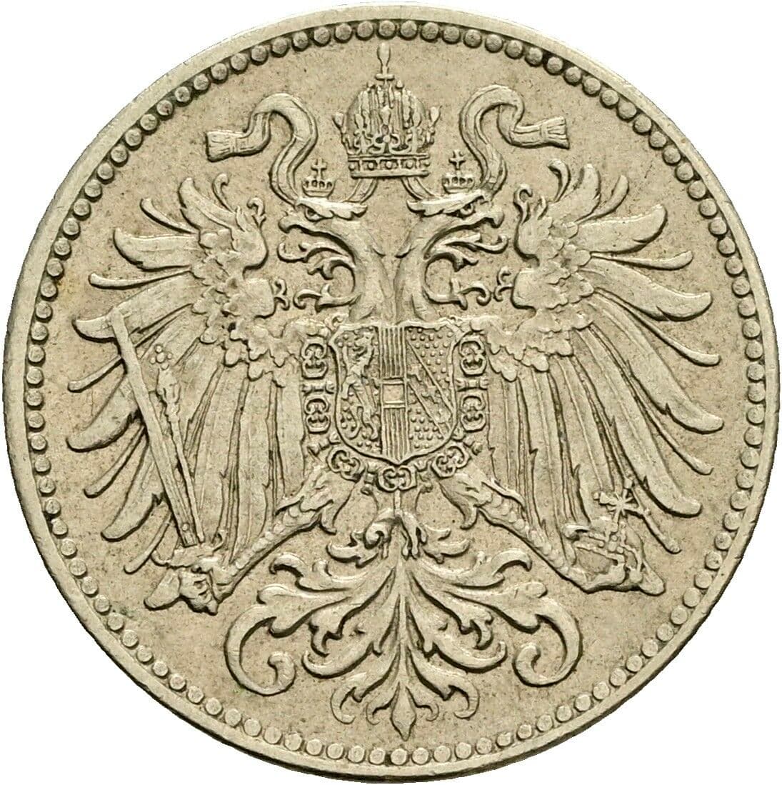 10 Heller Franz Joseph I. 1848-1916 1916 – Rückseite