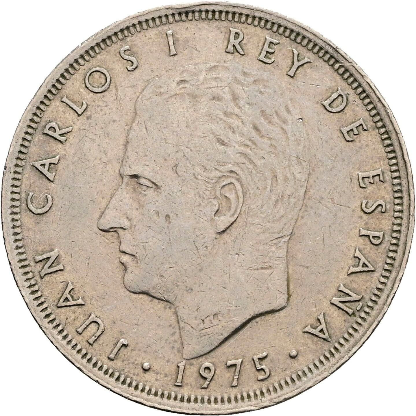 25 Pesetas Juan Carlos I (1975-2014) 1975 – Rückseite