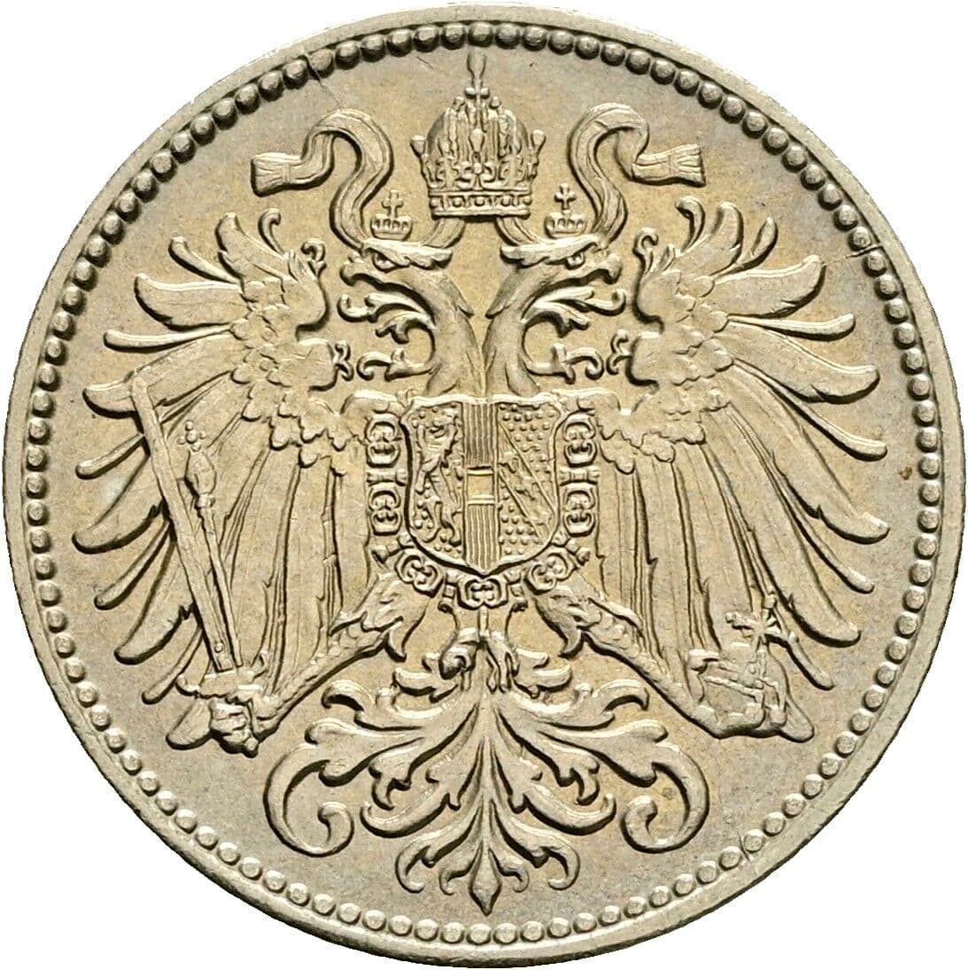 10 Heller Franz Joseph I. 1848-1916 1915 – Rückseite
