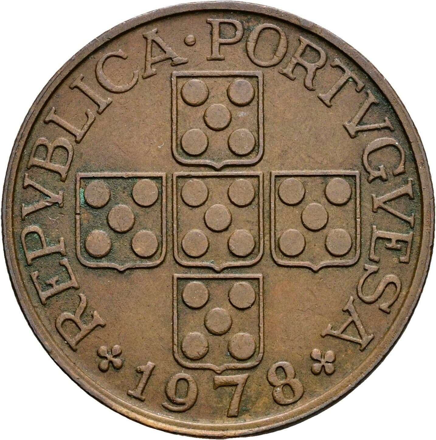 1 Escudo 1978 – Rückseite
