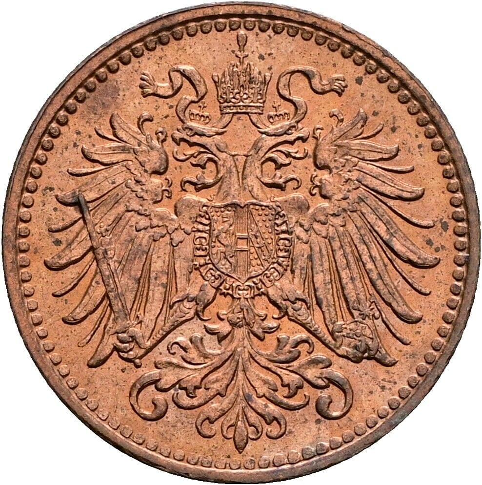1 Heller Franz Joseph I. 1848-1916 1914 – Rückseite