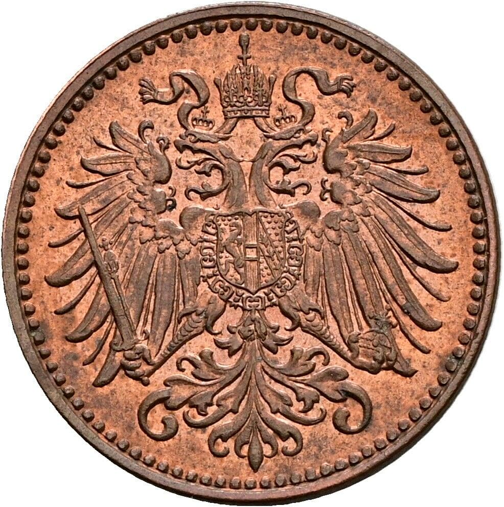 1 Heller Franz Joseph I. 1848-1916 1911 – Rückseite