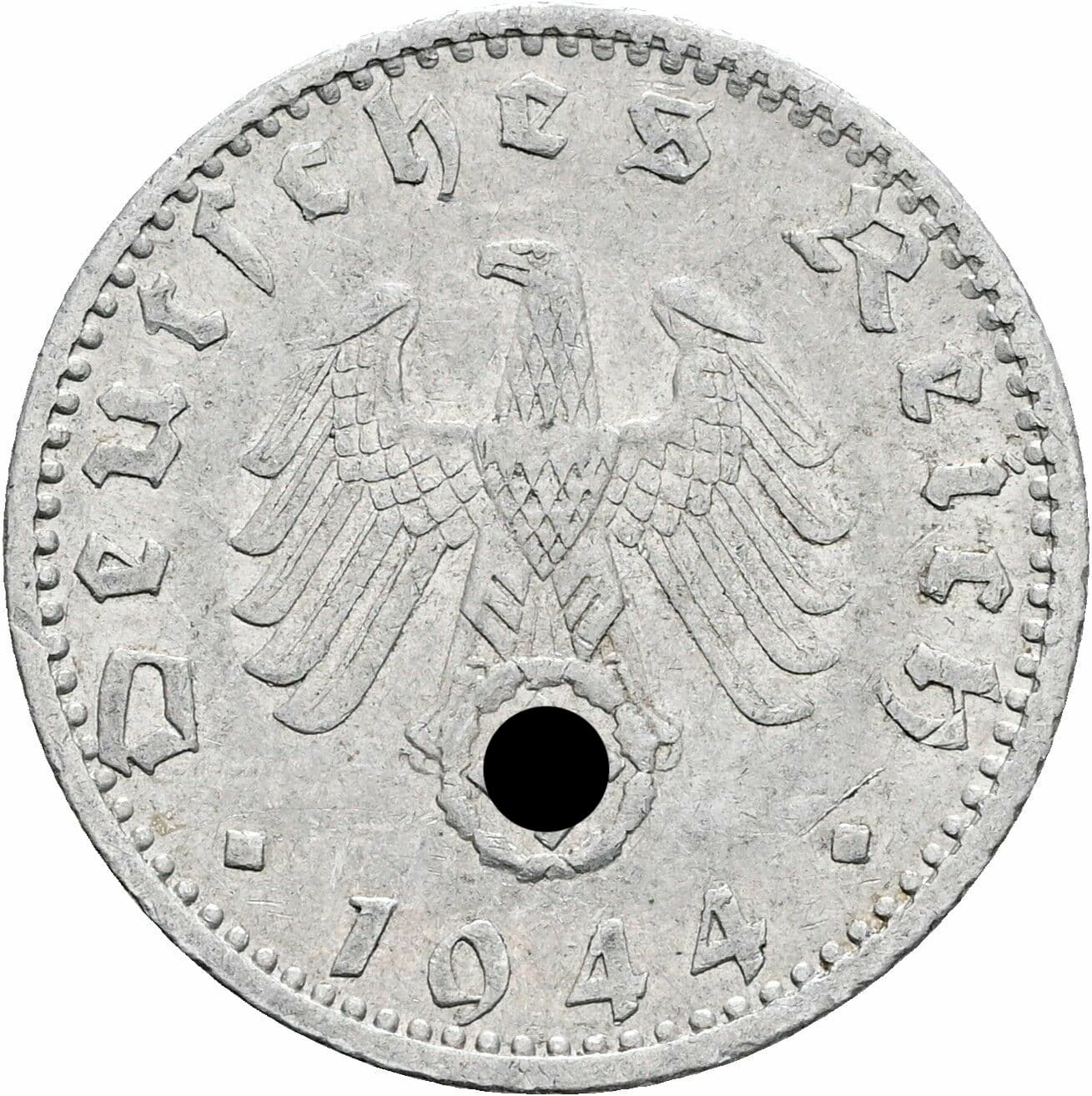 50 Reichspfennig 1944 F – Rückseite