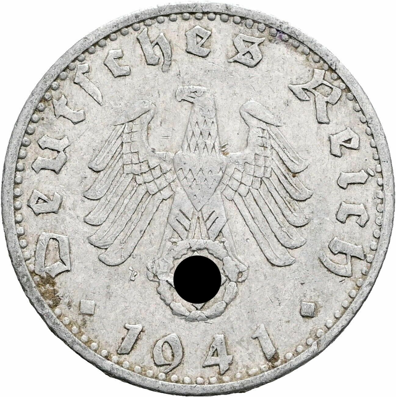 50 Reichspfennig 1941 G – Rückseite
