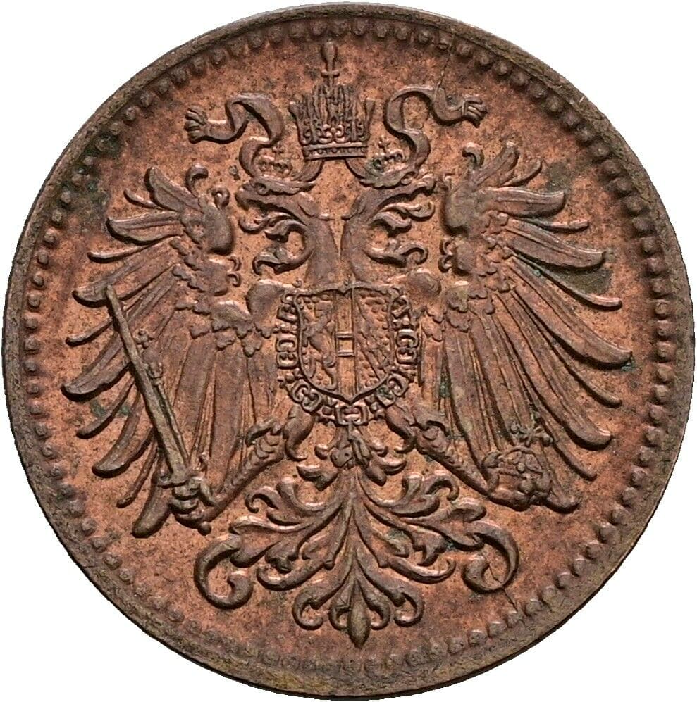 1 Heller Franz Joseph I. 1848-1916 1914 – Rückseite