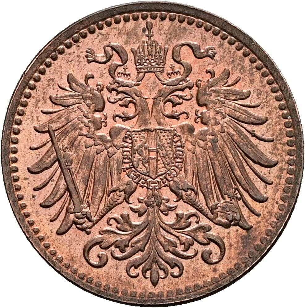 1 Heller Franz Joseph I. 1848-1916 1915 – Rückseite
