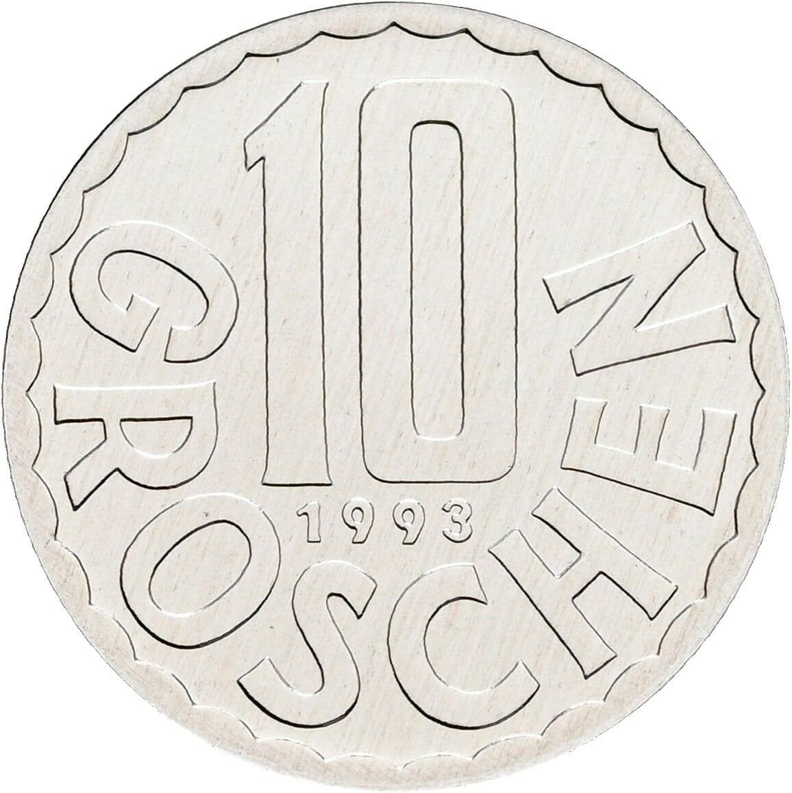 10 Groschen 1993 – Vorderseite