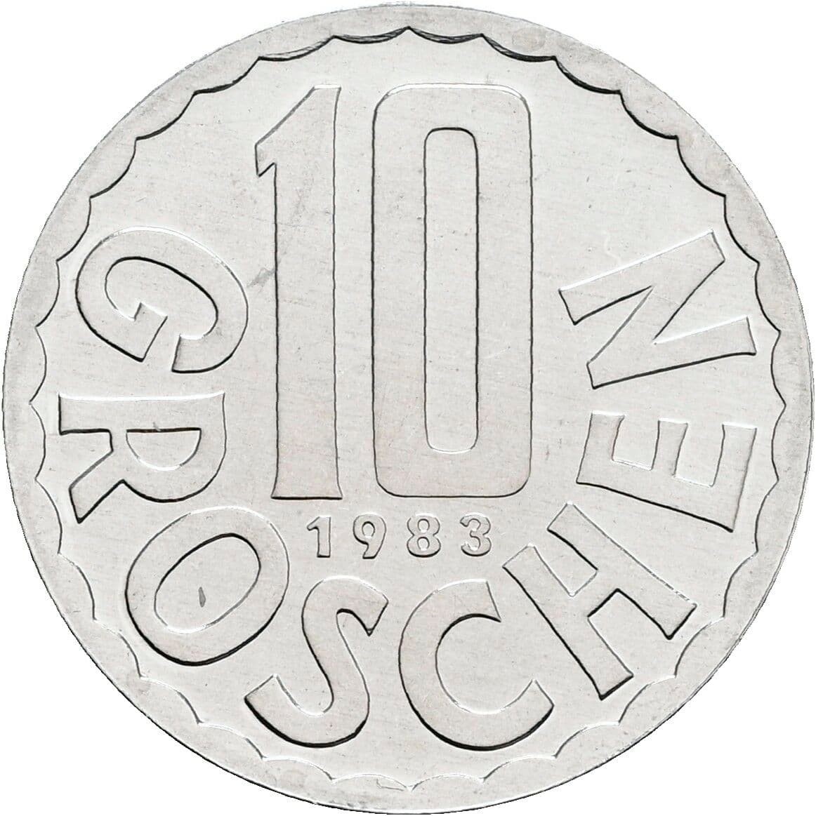 10 Groschen 1983 – Vorderseite