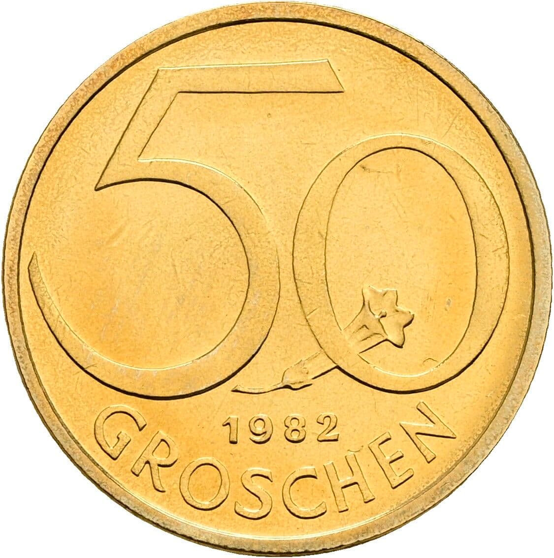 50 Groschen 1982 – Vorderseite