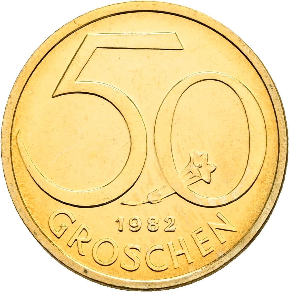 50 Groschen 1982 – Vorderseite