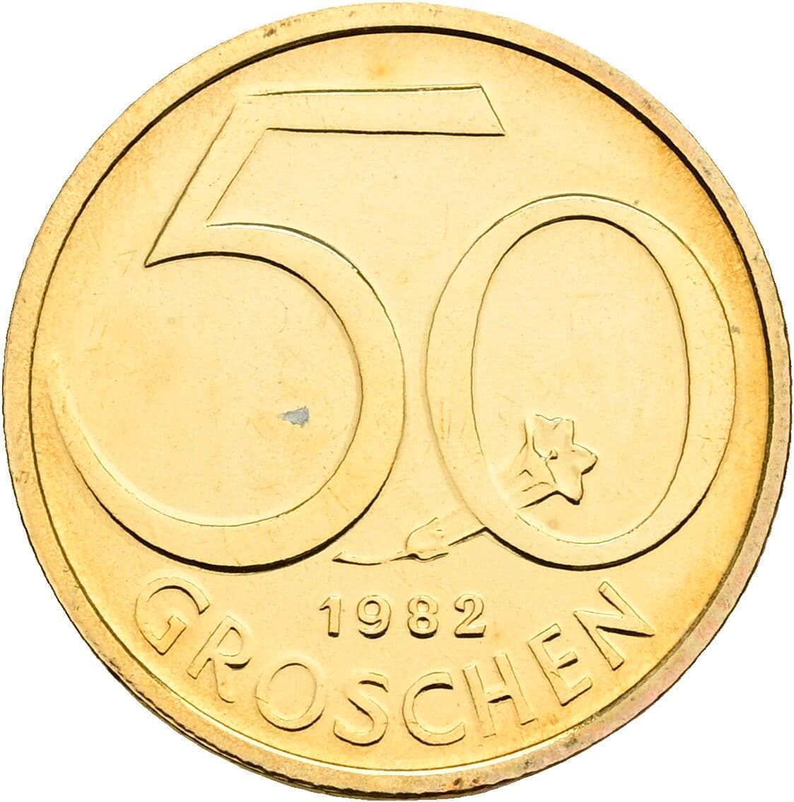 50 Groschen 1982 – Vorderseite