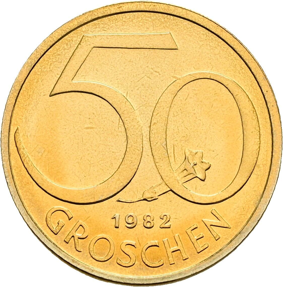 50 Groschen 1982 – Vorderseite
