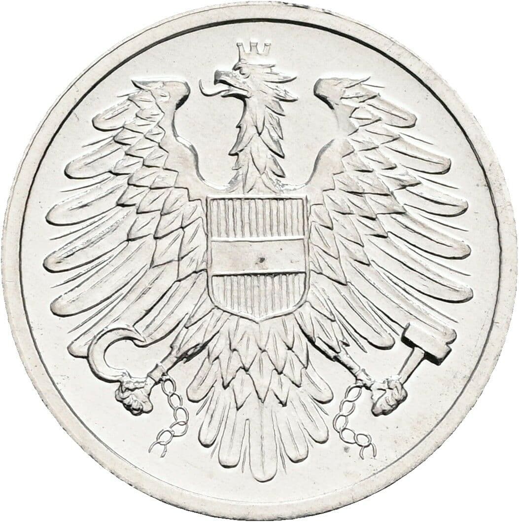 2 Groschen 1983 – Rückseite